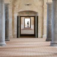 Interiér hospodářského dvora. 