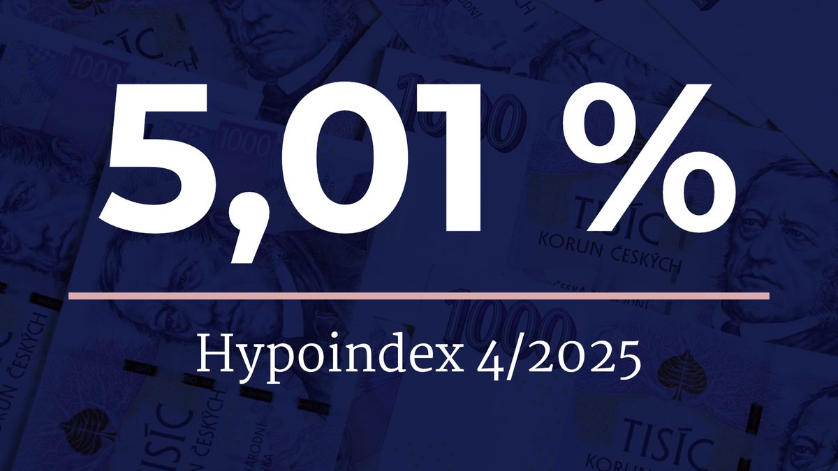 Hypotéky se urputně drží nad hranicí pěti procent