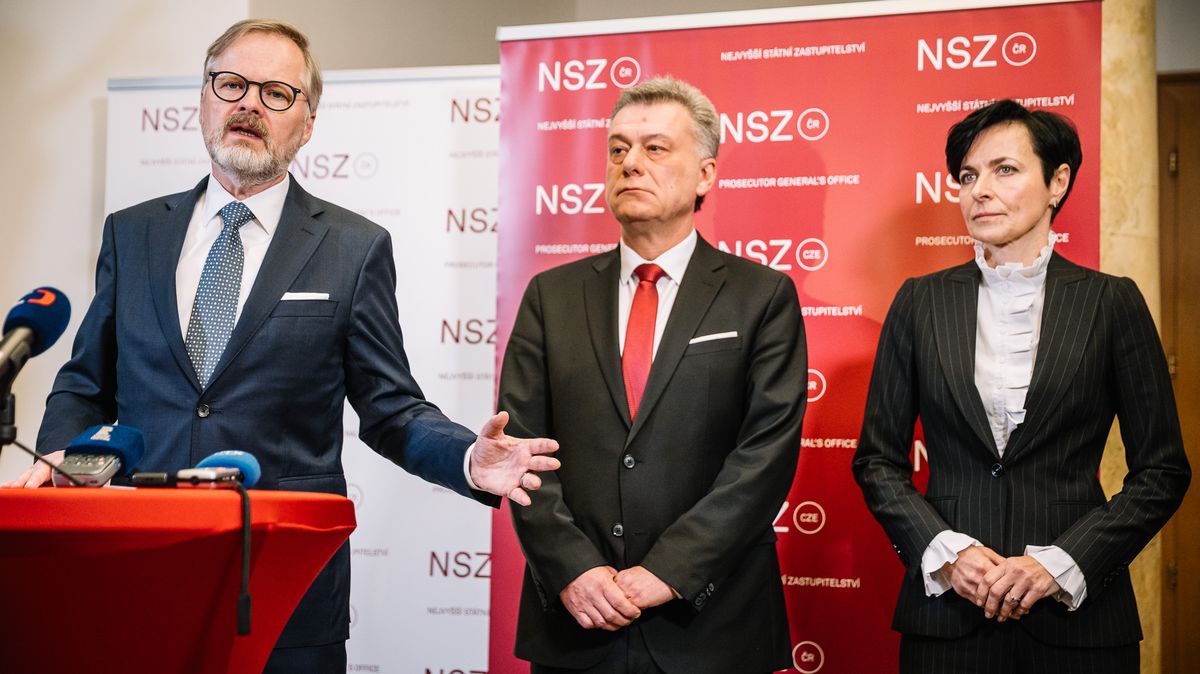 Premiér Fiala oznamuje kroky po rezignaci ministra spravedlnosti Blažka