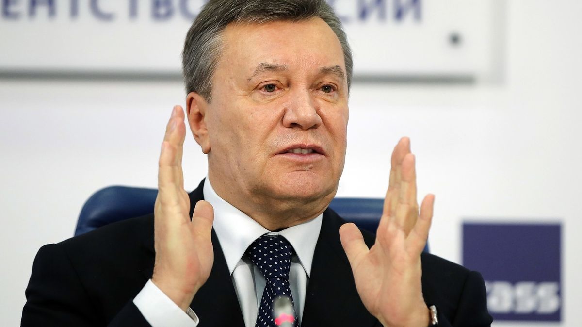 Bývalého ukrajinského prezidenta Janukovyče odsoudili k dalším 15 letům