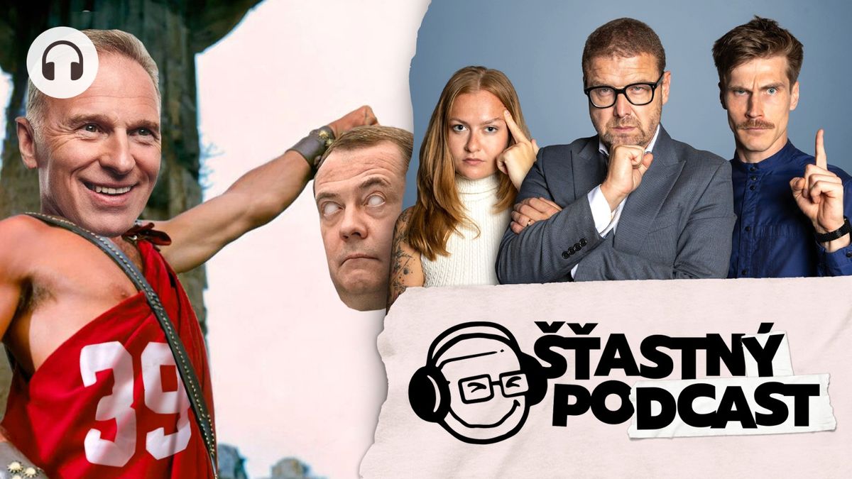 Šťastný podcast: Hašek vychytal ruskou nulu. Medveděv opět vyhrožuje