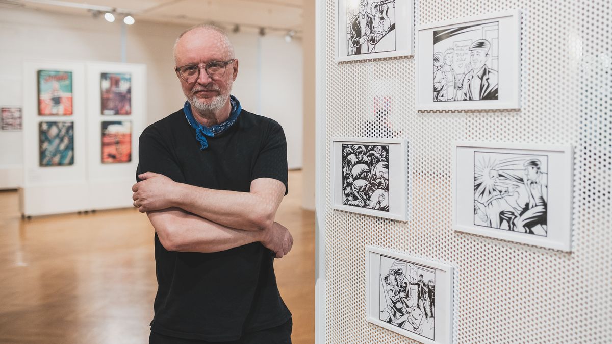 Kolektivní dům ve Zlíně nově slouží umění. Jaromír 99 tu vystavuje komiksy