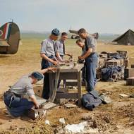 Letiště Lille-Seclin, Royal Air Force, vyfoceno ve Francii v letech 1939-1940. 