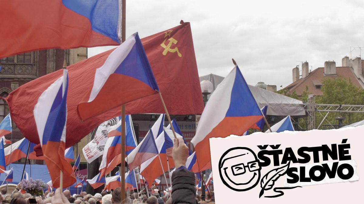 Za nacistické prapory by je sebrali. Sovětské a ruské vlajky nevadí?