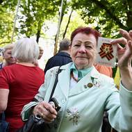 Na Střeleckém ostrově postavili stánek komunisté.