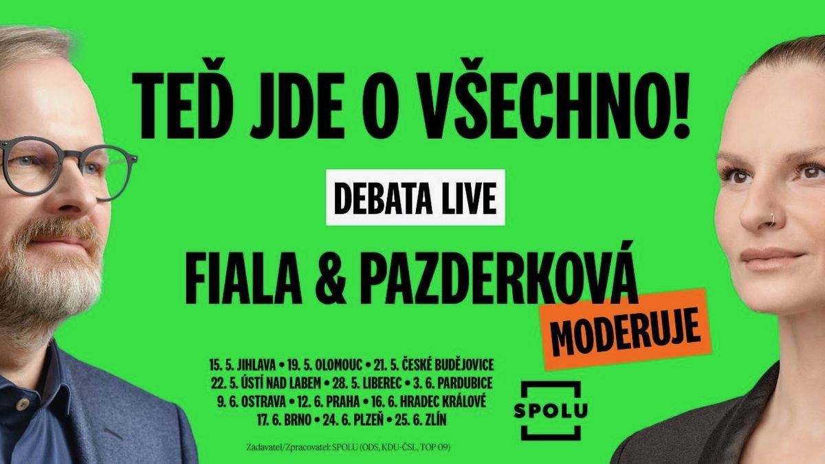 Seriózní profesor a ztřeštěná komička. Premiér Fiala vyráží na volební tour