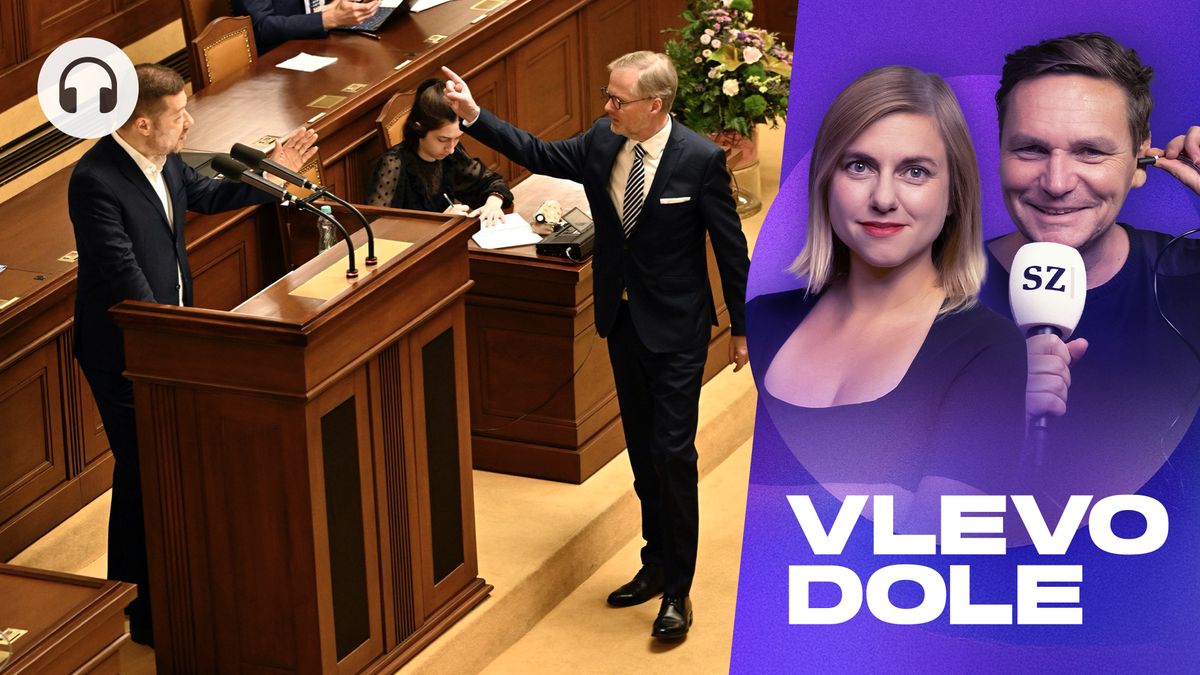 Vlevo dole: Okamura veze do Jihlavy vejce, Fiala komičku. Dojde ke střetu?