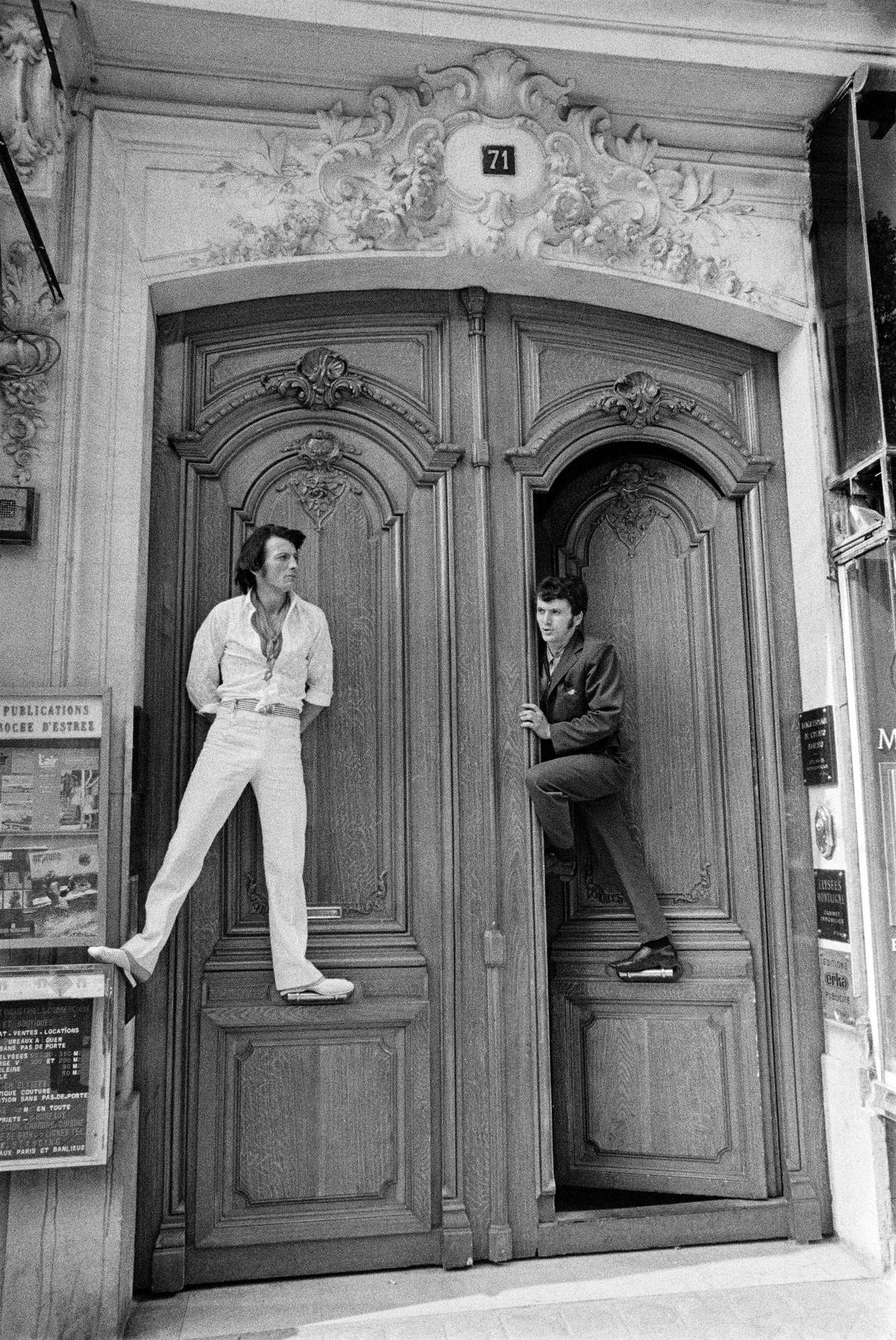 Pavel Jasanský: Z cyklu Paristory, 1967 až 1977, černobílá fotografie, 58 ⨉ 39 cm.