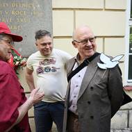 Levici přišel na Střelecký ostrov podpořit i bývalý ministr zahraničí Jan Kavan.