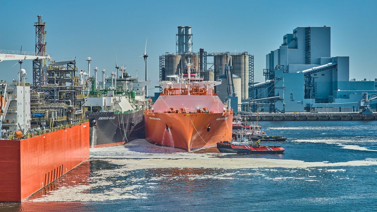 LNG terminál v Eemshavenu odbavil 72 lodí pro Česko, pokryl roční spotřebu