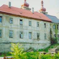 Ruina kláštera v roce 1991