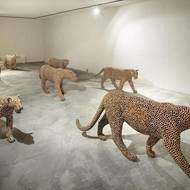 Snímek z výstavy děl Michala Gabriela v krumlovském Egon Schiele Art Centru.