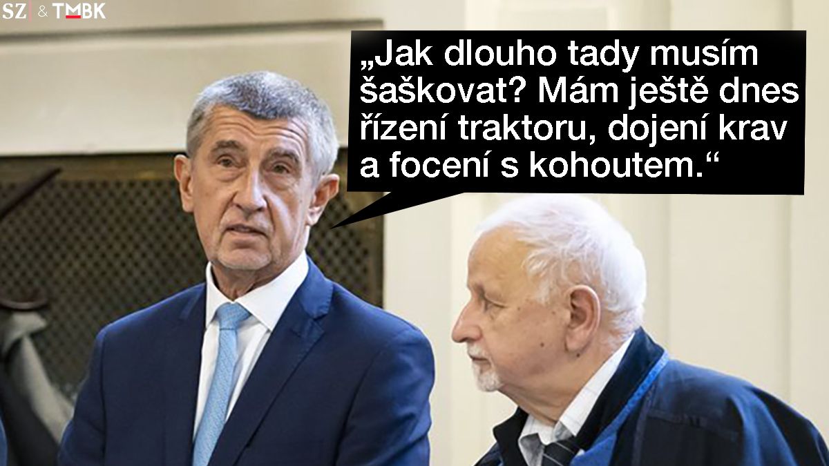 TMBK: Babiš znovu u soudu. Jak to všechno stíhá?