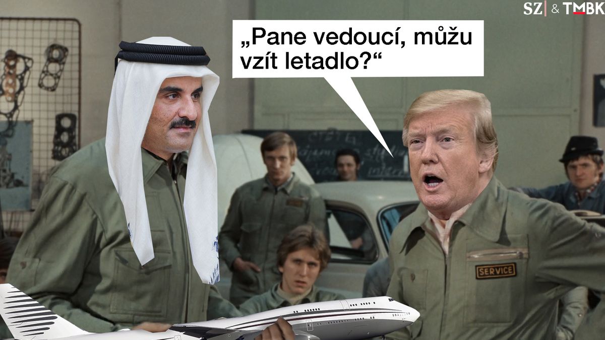 TMBK: Trump přijal katarské letadlo. Češi ho před ním varovali