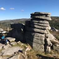 Vrchol Třístoličníku.