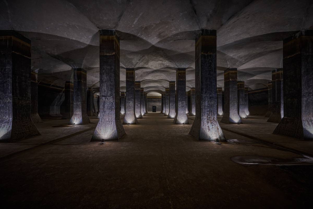 Betonový vodojem. 
