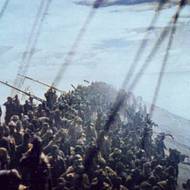 Japonské císařské námořnictvo na bitevní loďi Yamato, rok 1945.