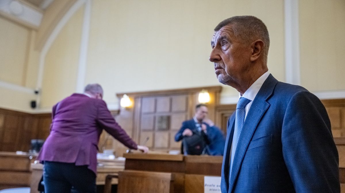 Babiš na školení o právním státě listuje svým albem zločinců