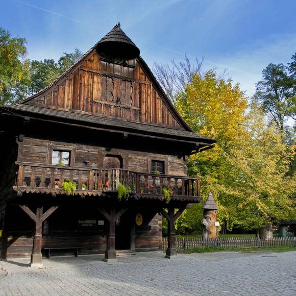Rožnov pod Radhoštěm - Dřevěné městečko.