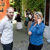 Mluvčí ODS Václav Smolka a europoslankyně Veronika Vrecionová (ODS).
