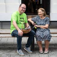 Kontaktní kampaň v centru města vede hlavní lídr koalice SPOLU Marek Výborný.