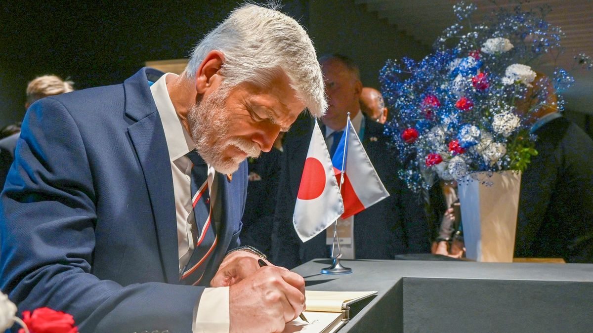Japonský císař přijal Petra Pavla ve svém paláci