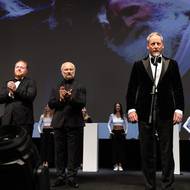 S diváky se z závěru pro letošek rozloučilo vedení festivalu: Petr Lintimer, Karel Och a Kryštof Mucha.