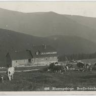 Brádlerovy boudy na historických snímcích.