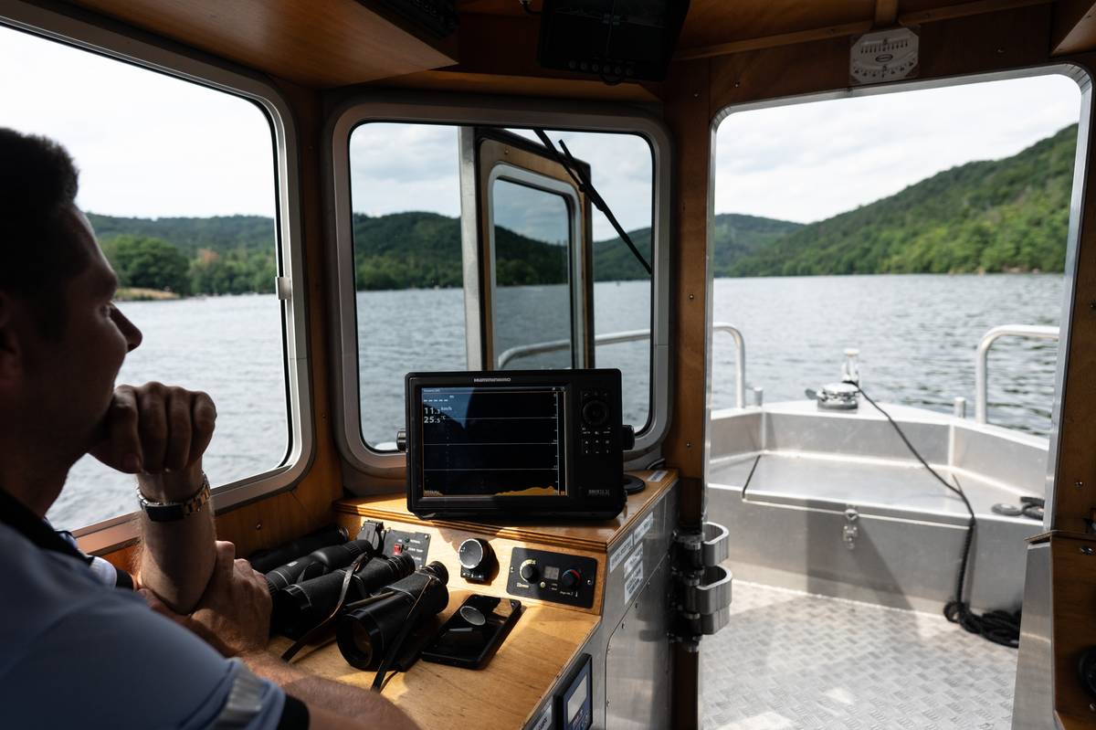 Dnes je na Slapech klidné odpoledne.