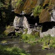 Znovuotevření Edmundovy soutěsky vítá také Jiří Neuman, majitel penzionu JRHaus ve Hřensku. 