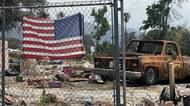 Z barevné čtvrti vilek u Los Angeles zůstávají trosky a prach