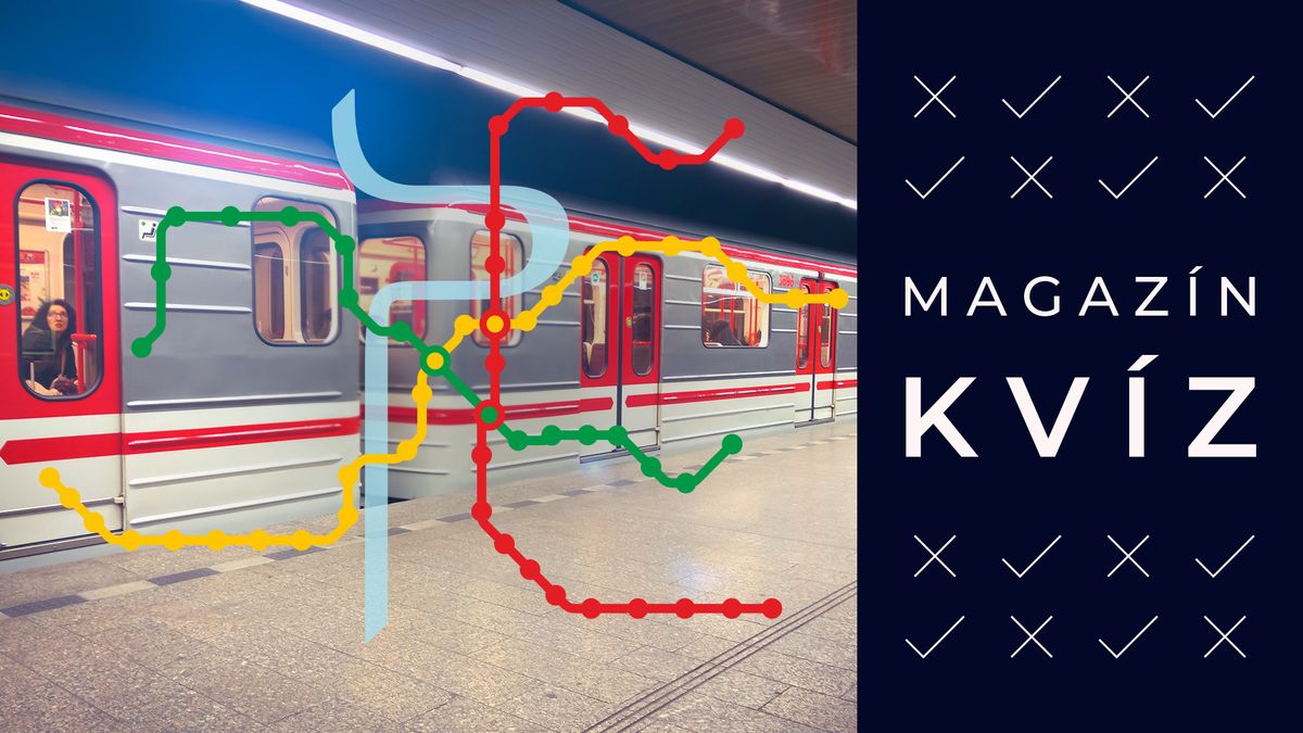 Slepá mapa pražského metra: Dokážete určit správně stanice?