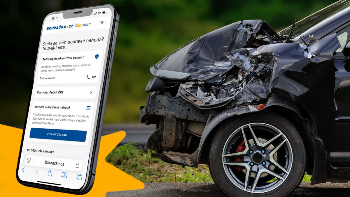 Rychlejší, bezpečnější. Autonehodu jde nově zaznamenat online