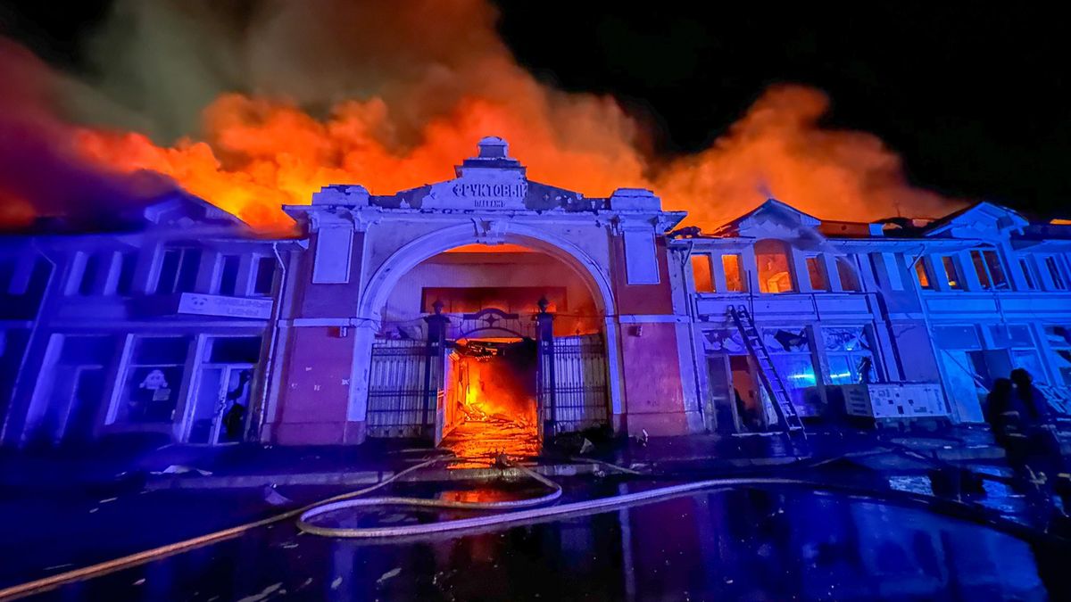 Rusko útočilo na historické památky v Oděse, Charkov hlásí desítky zraněných