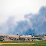 Nejvážnější problémy s požáry se soustřeďují na východ od hranice s Tureckem.