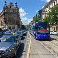 Blackout zasáhl všechny tramvajové linky.
