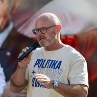 Kampaň hnutí ANO v Českých Budějovicích.