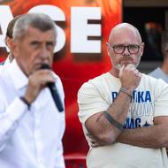 Kampaň hnutí ANO v Českých Budějovicích.