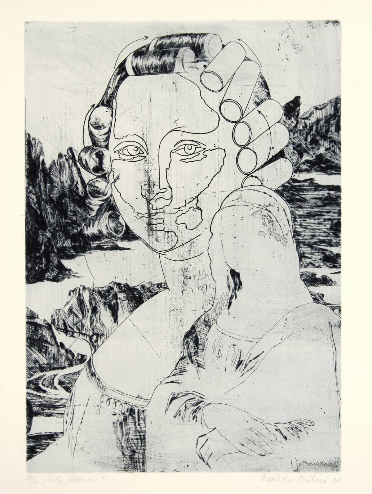 Naděžda Plíšková: Mona Lisa, 1968.