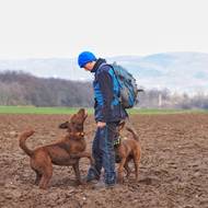 Klára Hlubocká je psovodkou u ČSO.