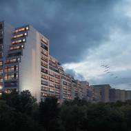 Z rukou Penta Real Estate na Žižkově vznikne 530 nových bytů a 700 parkovacích míst s velkým zeleným vnitroblokem.