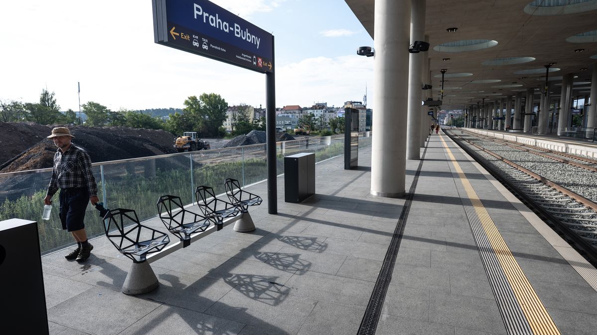 Vyhlídková terasa na nádraží Praha-Bubny bude od září přístupná i veřejnosti