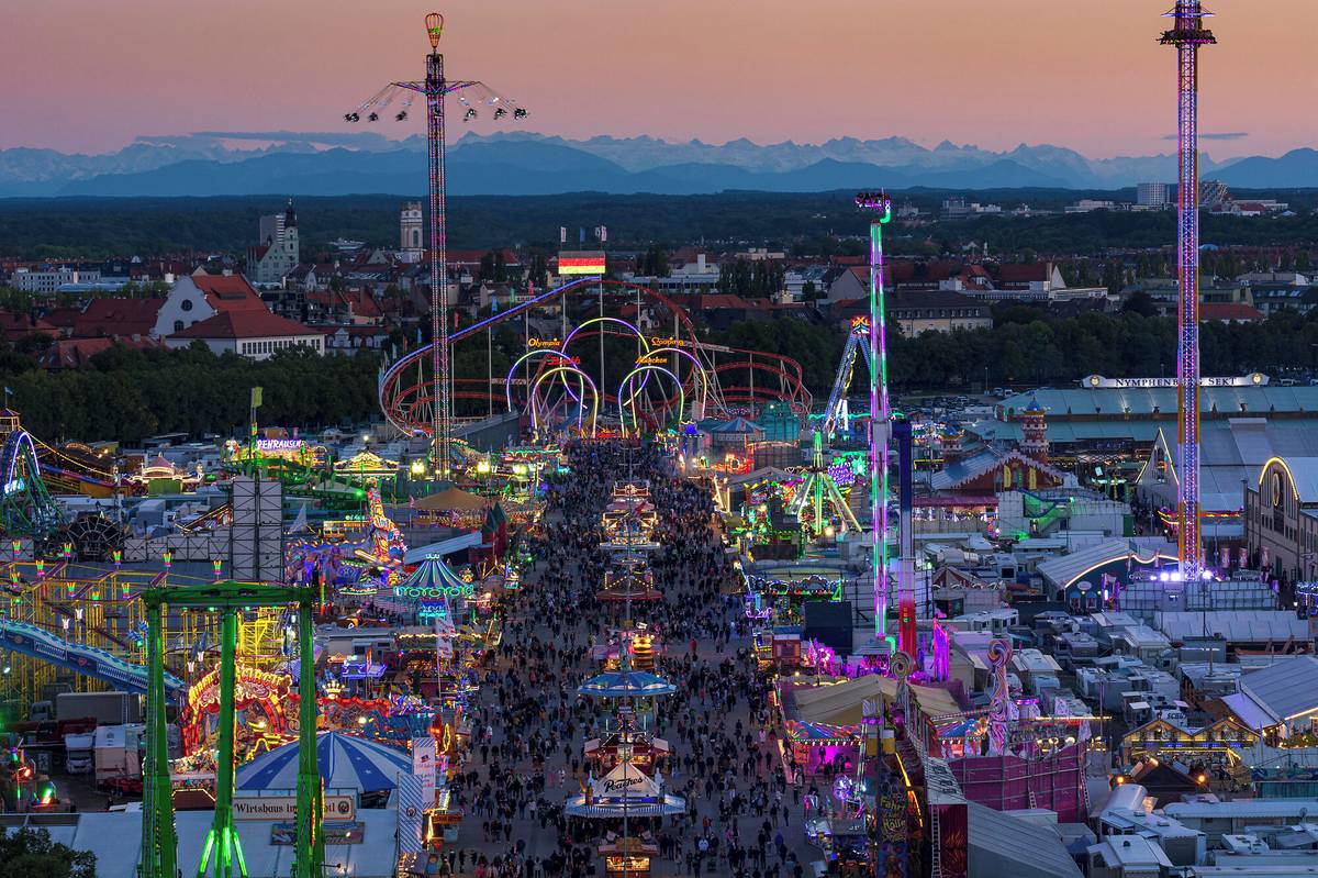 Mnichov, Oktoberfest.