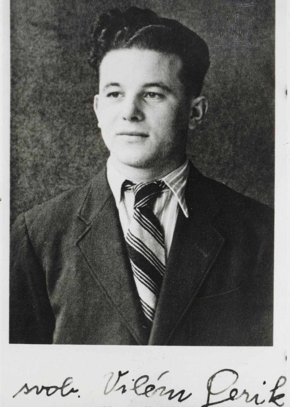 Fotografie s Gérikovým podpisem.