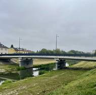 Opravený most v Mostní ulici. 