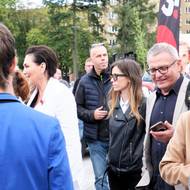 Na zahájení horké fáze kampaně dorazil i místopředseda Sociální demokracie Lubomír Zaorálek.