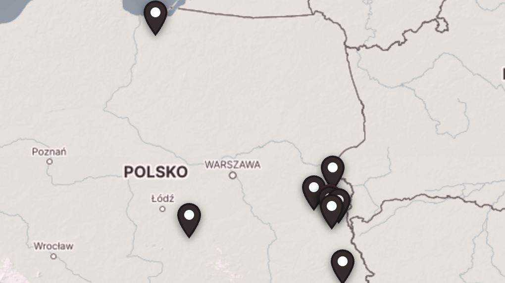 Mapa: Základny i vojenské sklady. Kam měly namířeno ruské drony