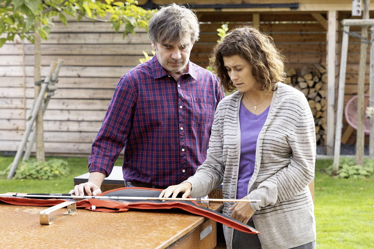 Pavel Řezníček jako Luděk a Lucie Štěpánková v roli Marty.