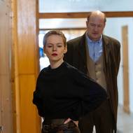 Anna Kameníková v roli Denisy Šnytové a Martin Pechlát coby Staňo Wolf.