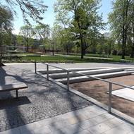 Park čtvrtstoletí - Zlín, Park Komenského.